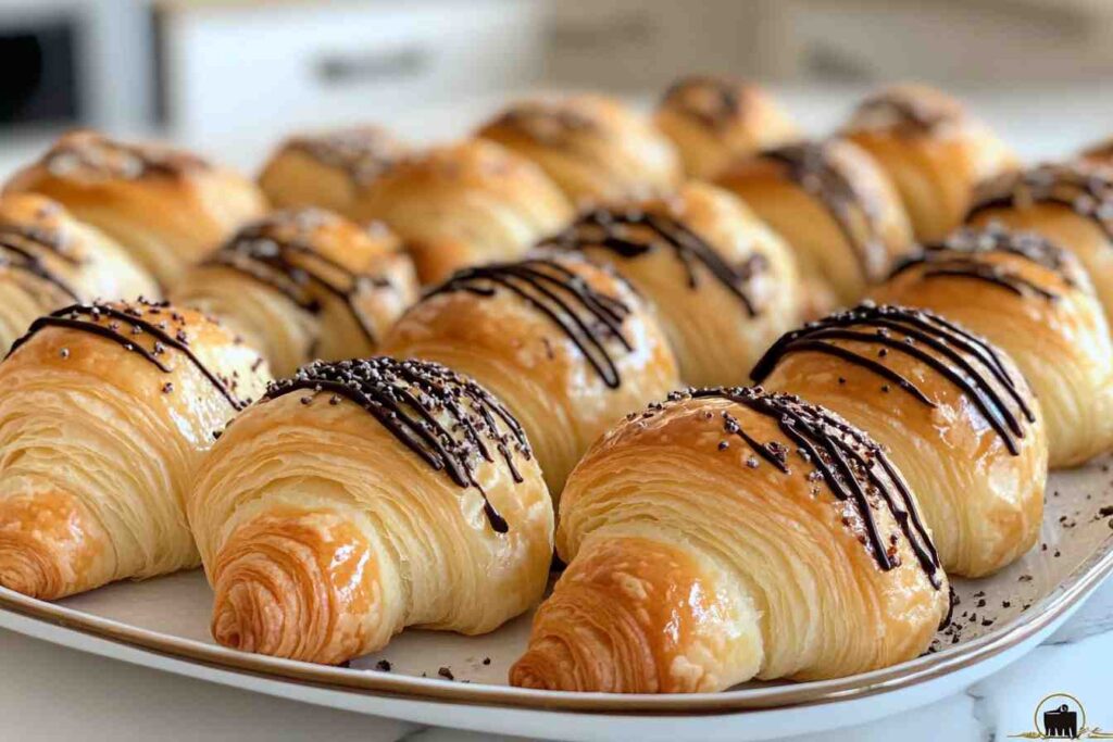 Sweet and savory mini croissant fillings.