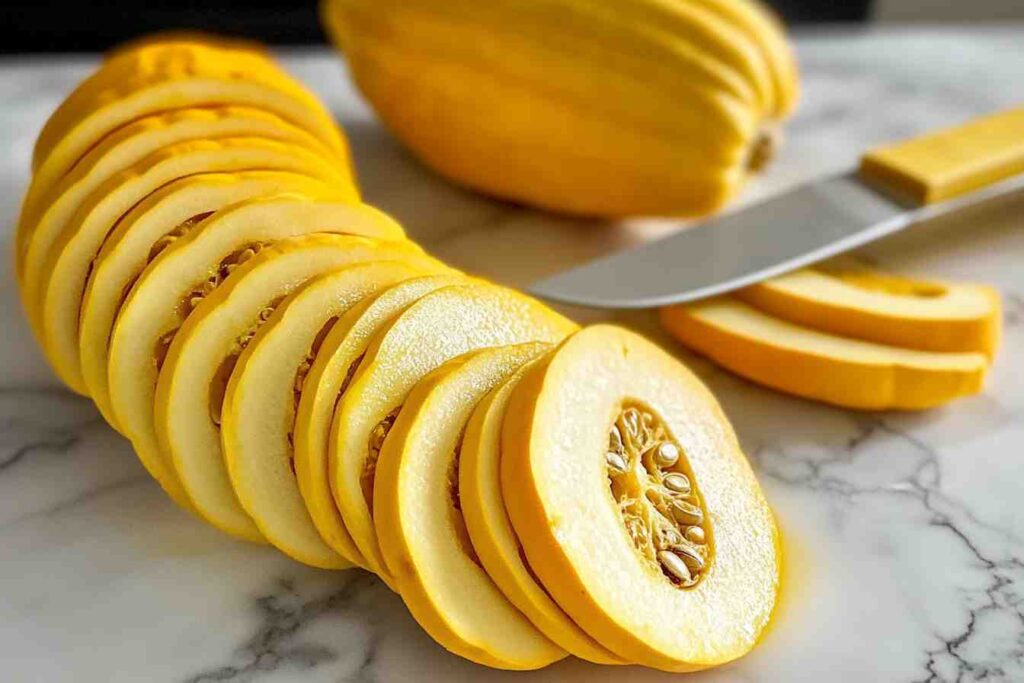 Different types of squash for cooking.