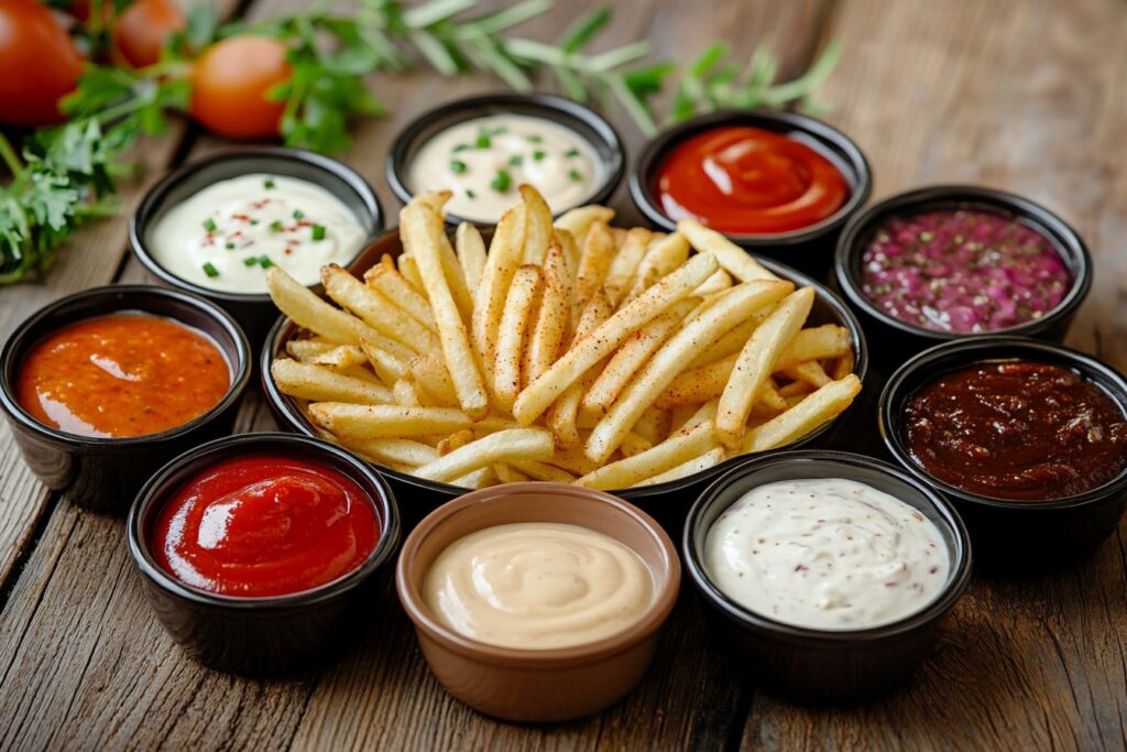 Onion fries being deep-fried in hot oil